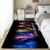 Film P-Power R-Rangers Floor Mat Pattern Printed Flannel Door Mat, Suitable For Bathroom, Living Room, Home Decoration