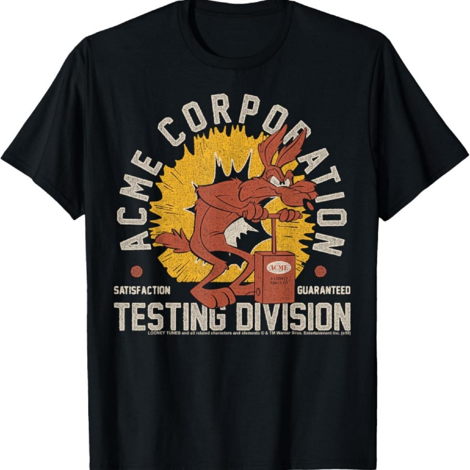 Looney Tunes Wile E. Тестовая футболка «Койот Acme Corporation» XXXXXL разноцветный