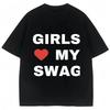 Funny Rapper Chief Keef Girls Love My Swag Women T-shirts Women T-shirts Streetwear Harajuku S