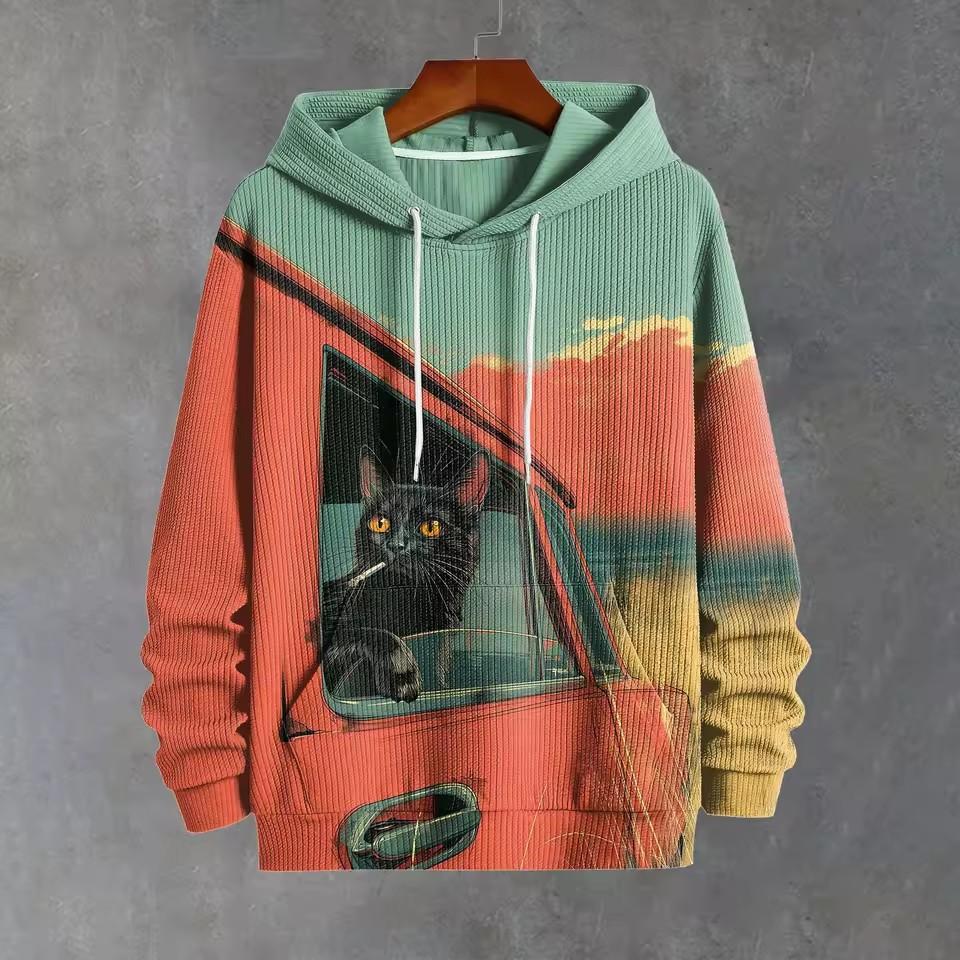 New Fashion Parrot Hoodies Personality Animal Print 3d Hoodie Casual Couple Pullover Sweatshirts