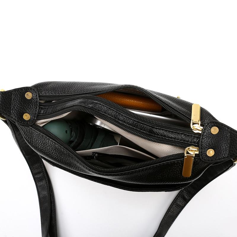 Genuine Leather Women's Crossbody Bag 2026: Versatile, Large Capacity, Single-Shoulder Design