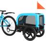 Sepnine 20303N 2-in-1 Pet Bike Trailer Stroller Foldable 30kg Capacity 16" Tires Breathable EU Stock