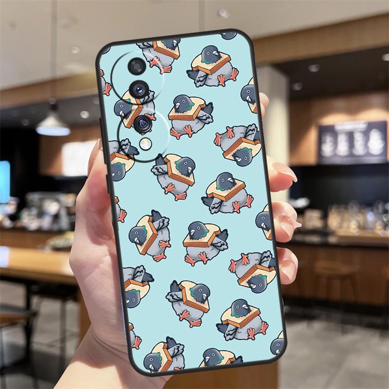 The Pigeons Case For Honor Magic 8 Lite 5 6 7 Pro Honor Win RT 400 200 50 70 90 X8c X9a X9b X9c X9d Cover