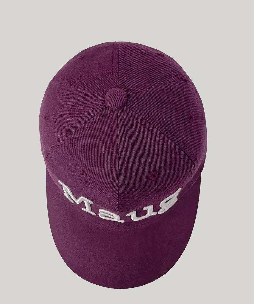 Maugeu Burn Wash Wide Ball Cap Purple