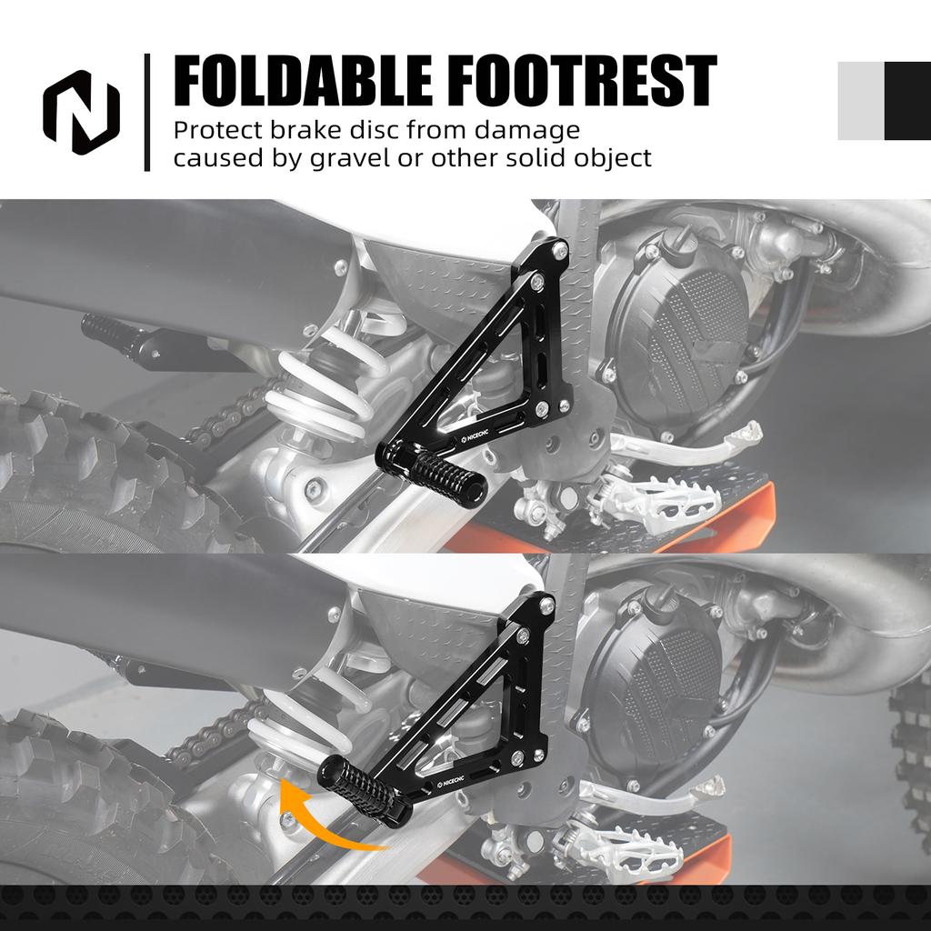 For KTM EXC 300 EXCF 350 EXC 450 XCW XCFW 2024-2025 SX 125 SXF 250 SXF 450 XC XCF 2023-2025 Passengers Foot Peg Footrest Bracket