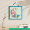 Simulated Flower Photo Frame Building Blocks, Eternal Flower Wall Decoration, Difficult Assembly Toys, Children's Birthday Gifts
