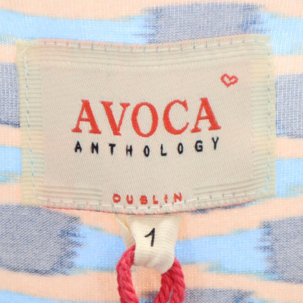 unused AVOCA 7 minutes sleeve Long dress 38 blue Tagged Women Used