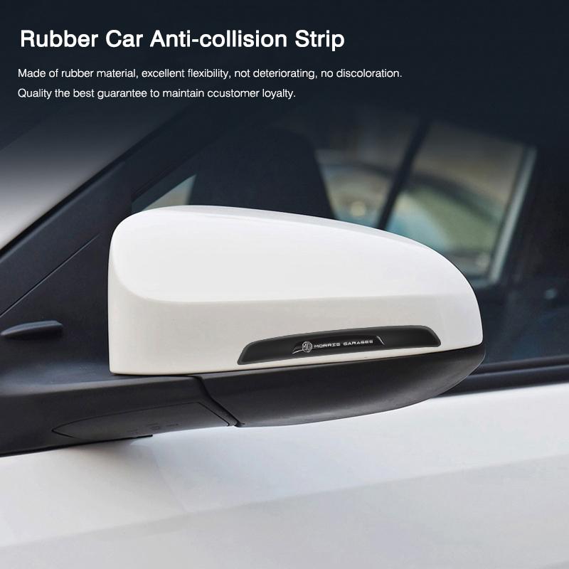 4Pcs Rubber Anti Collision Strip Car Door Rearview Mirror Protector Stickers For Morris Garages MG ZS MG5 GS HS GT ZST MG3 MG6