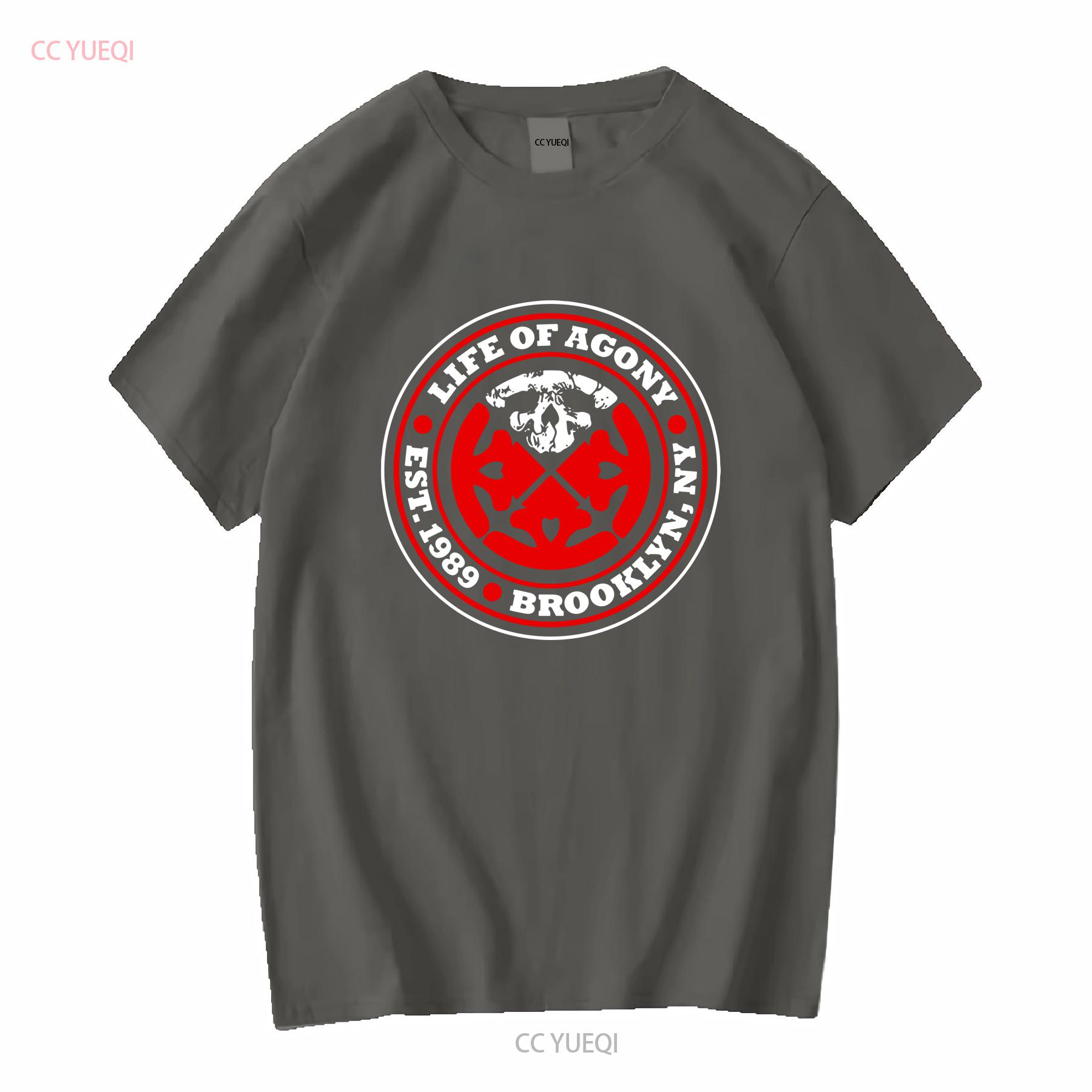 NEUES Life of Agony Wir sind The Underground Schwarz Alle Größen T-Shirt AG2134 vintage Gewaschen Mode Atmungsaktiv Designerkleidung L black