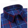 100% Cotton Plaid Shirts for Business Men Long Sleeve Quality Autumn Spring Male Casual
