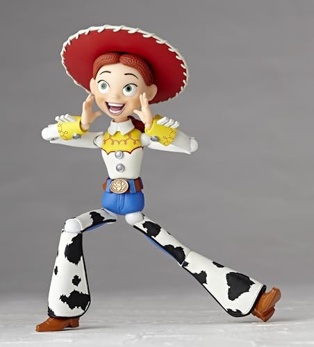 Kaiyodo Revoltech Toy Story Jessie ver. 1.5, approximately 145mm tall, non-scale, painted PVC & ABS action figure