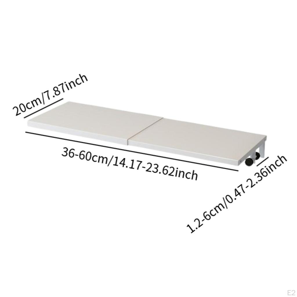 Bedside Shelf for Bed Clip On NightStand Tray Expendable Heavy Duty Bunkbed Caddy Table Storage