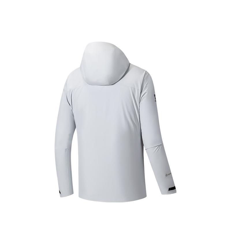 Anta Champion Outdoor Hiking Series Solid Color Hooded Zipper Versatile Casual Hiking Waterproof Jacket Men Jacket 152540606-1