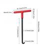 Universal Motorcycle Exhaust Spring Hook T-Shaped Handle Pipe Puller Installer Removal Repair Tool for Bike Maintenance