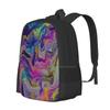 Sparkling Ink Splashes In Mermaid Colors With Gold Glitter Hot Sale Backpack Fashion Bags Ink Ink Splash Ink Art Ink Textures