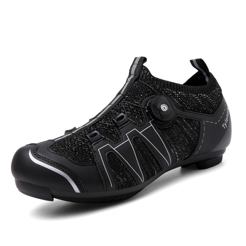 T79 Men's Women's Shoes Cycling Bicycle Rotating Buckle Mountain Lock Highway No Flyknit Mesh Fabric Large Size