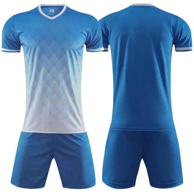 New Football Jerseys and Shorts Adult Soccer Uniforms Football Training Tracksuit XS-3XL