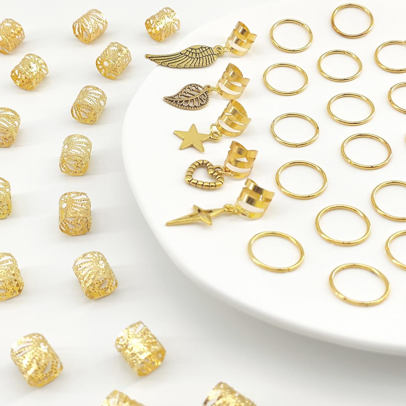 45 pieces of dirty braided hair rings, European and American bangs, hair accessories, hair extensions