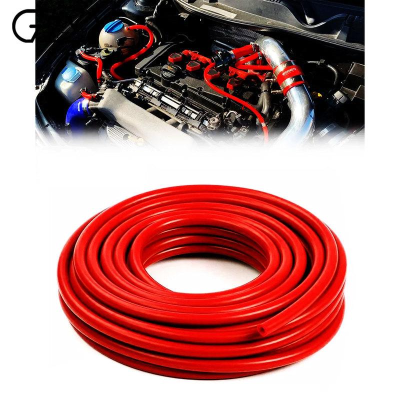 3 Meter Blue Red Black Inner Diameter 3mm 4mm 5mm 6mm 7mm Car Vacuum Line Silicone Hose Auto Intercooler Line Pipe Tube