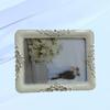 European Zinc Alloy Luxury Pearl Inlaid Photo Frame - Electroplated & Polished Carved Decoration.