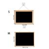 Hanging Chalkboard Double-Sided Blackboard Memo Board Writing Board Small Hanging Blackboard for Home Office Kitchen