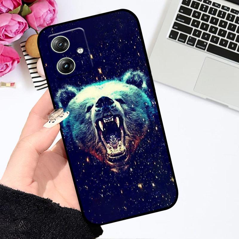 Für Moto G54 Hüllen G54 Power Weiches Silikon TPU Handyhülle Für Motorola Moto G53 G51 G50 Mode Gedruckt Astronaut Hüllen Case