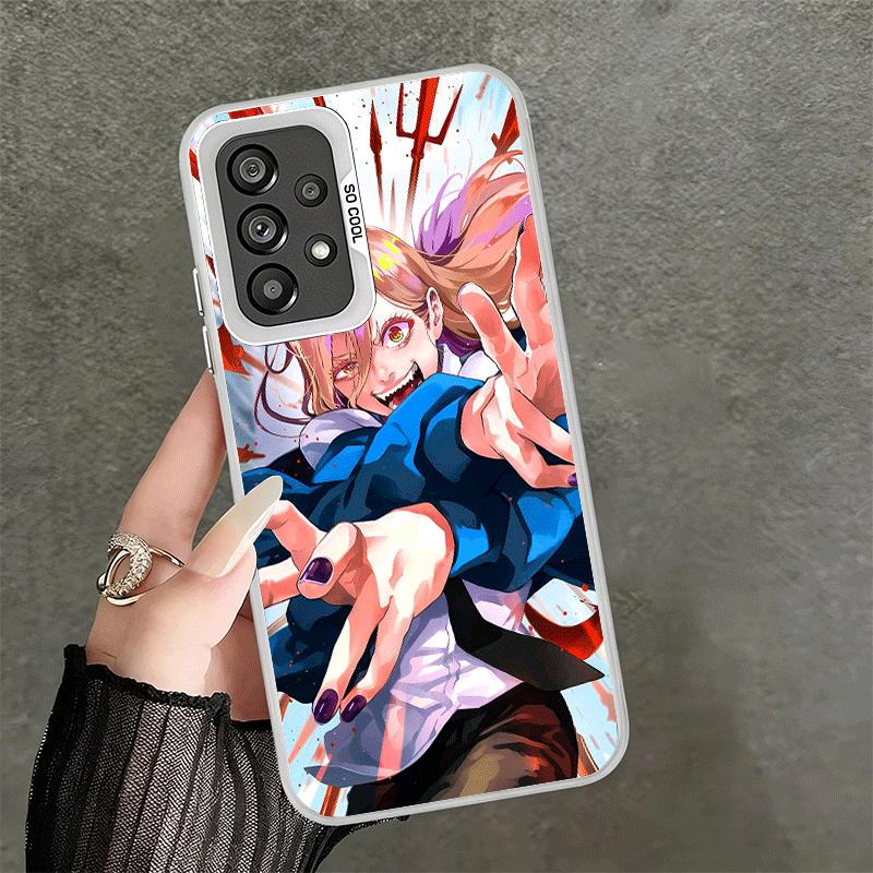 Anime Character Power CSM Soft Phone Case for Samsung A17 A16 A15 A14 A13 A57 A56 A55 A54 A53 A37 A36 A35 A34 A33 A26 A25 A24 A2