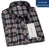 Men's High-End Pure Cotton Plaid Long-Sleeve Casual Shirt