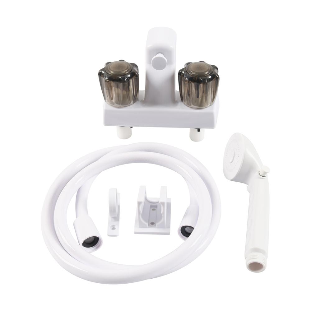 Torneira Desviadora para Banheira e Chuveiro de Motorhome RV com Chuveiro de Mão e Kit de Mangueira