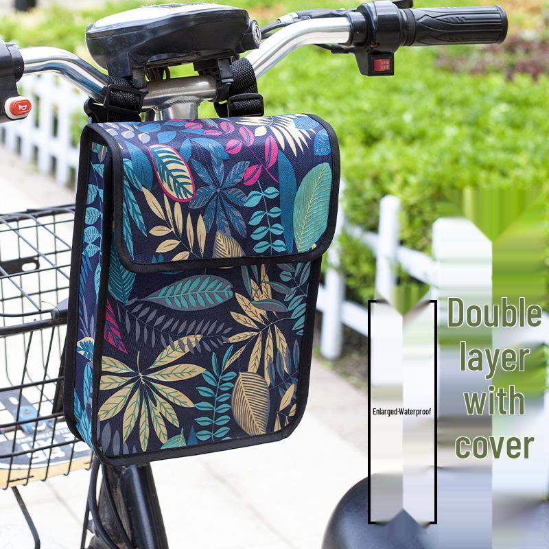 Electric Bike Handlebar Storage Bag: Motorcycle & Bicycle Phone Holder