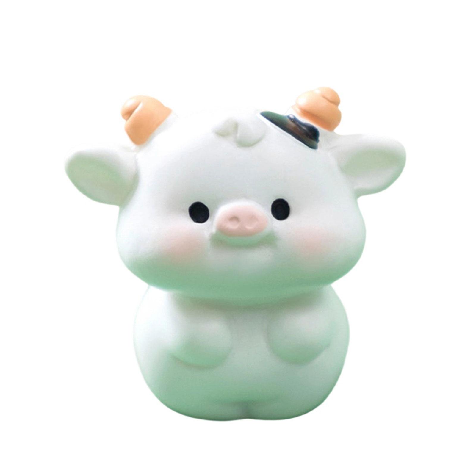 

Cartoon Cow Figurines Resin Animal Garden Statues Funny Cow Sculptures for Home Desk Decoration Funny Cow Sculpture 4