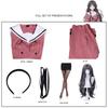 AnimeThe Fragrant Flower Blooms With Dignity Waguri Kaoruko Cosplay Costume Long Wig JK Top skirt Uniform Carnival Women suit