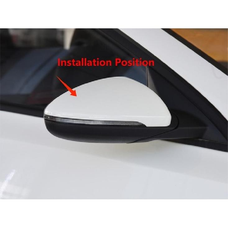 Chrome Rearview Mirror Lamp Side Lid Cover Trim For - Kia Forte K3 2pcs