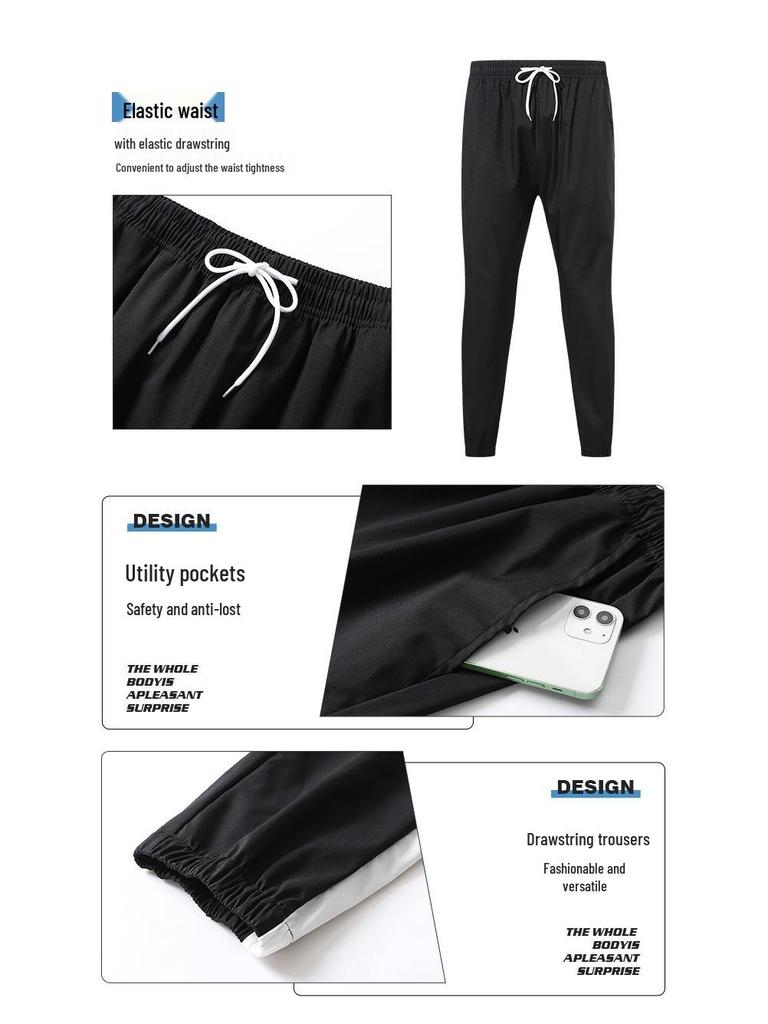 Men's Quick-Dry Sports Set: Trendy Spring/Autumn Casual Jacket