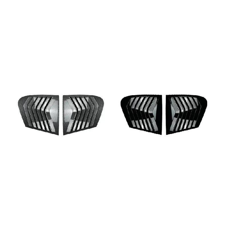 For BMW 1 Series F20 118i 120i 2011- Car Rear Window Louver Trim Cover Rear Shutter Side Triangular Body Kit Car Accessories