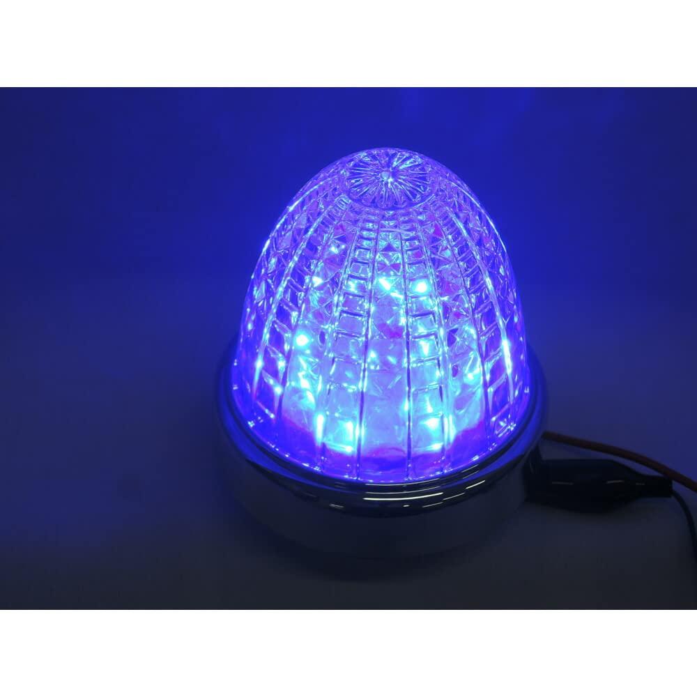 Japan Body Parts Truck Accessories JB Gekikou LED Crystal HP Marker 2 Compatible Clear/Blue 12/24V LSL-215B