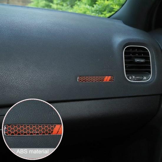 3X Steering Wheel Emblem Frame Trim Decor Ring for Dodge Challenger Charger 15+