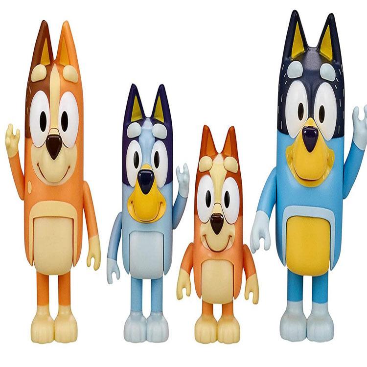 Bluey & Friends 4-Piece School-Themed Figure Set