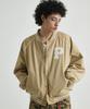 Cherry Punches Western Basketball Jacket (Beige)