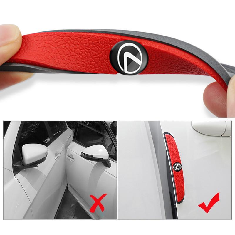 Car Door Anti Scratch Protection Strips Rubber Protector Sticker For Lexus LS LC RZ IS350 ES300 GS350 CT200h GX460 LX570 RX500h HE5