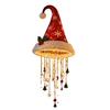 Festliche Veranda-Eingangsdekorationen Weihnachtsbaum-Hängeornament mit LED-Lichtern Beleuchteter Anhänger Stern-Topper Leuchtend für Innenbereich Terrasse Weihnachten für