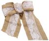Brown Bow With Lace For Chair