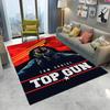 Top Gun Classic Movie Sign Tom Cruise Carpet Rug for Home Living Room Bedroom Sofa Doormat Decor,kid Area Rug Non-slip Floor Mat