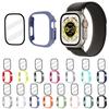 Coque PC givrée avec verre trempé pour Apple Watch Ultra 3/2/1 49mm, Coque de protection intégrale anti-rayures, Coque seule