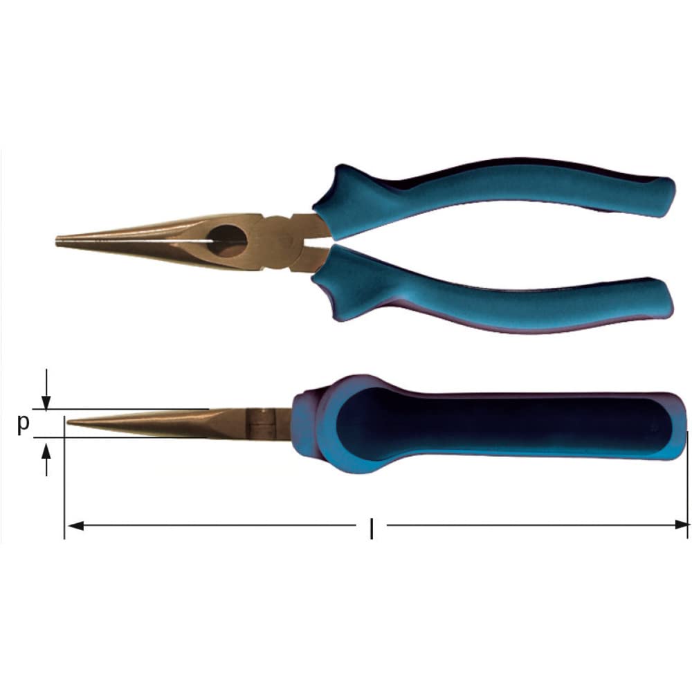 

Long Nose Pliers EE1800B Snap-on (Snap-on Tools) Explosion-Proof