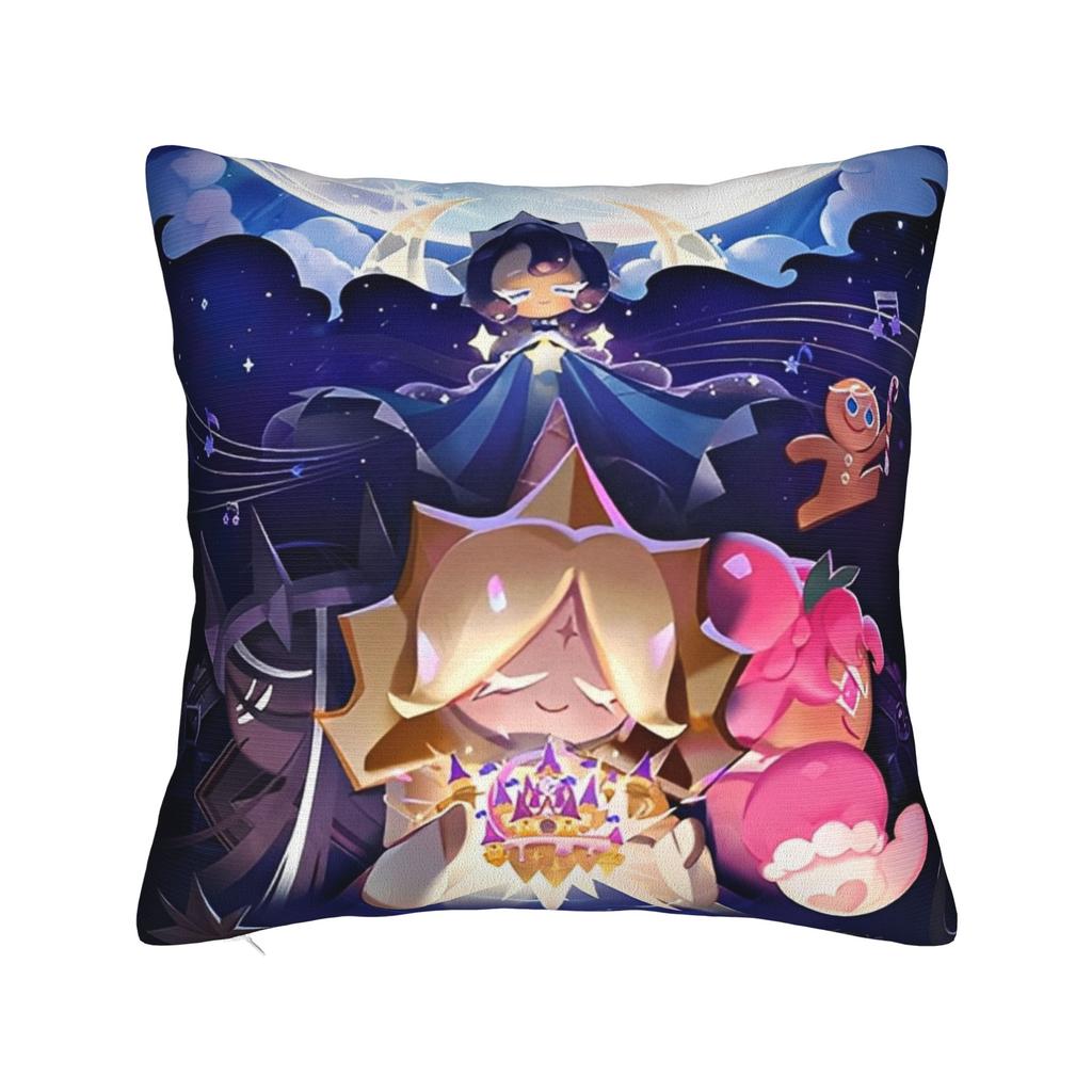 Decorative Pillowcase Cookie Run Kingdom Accessories Home  Throw Pillow Case Cover Square Multi-Size