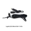 for Grey Black 4 Pin Wired Controller Interface Cable USB Breakaway Cable For  360 Wired Controller Accessories