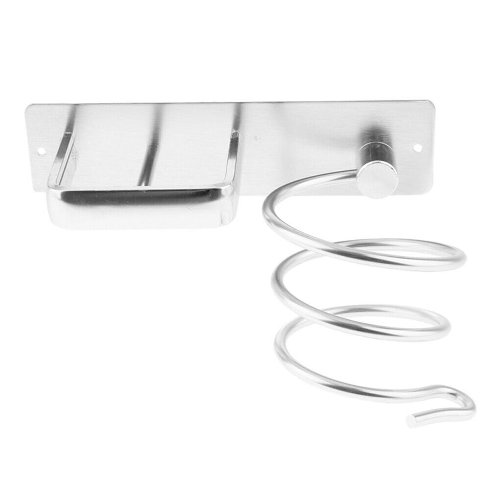 Bathroom Salon Hair Dryer Straightener Holder Shelf Storage Organizer Wall Rack