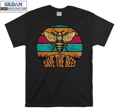 Rettet die Bienen Vintage Bienen T-Shirt Liebhaber T-Shirt Männer Frauen Unisex T-Shirt 4808