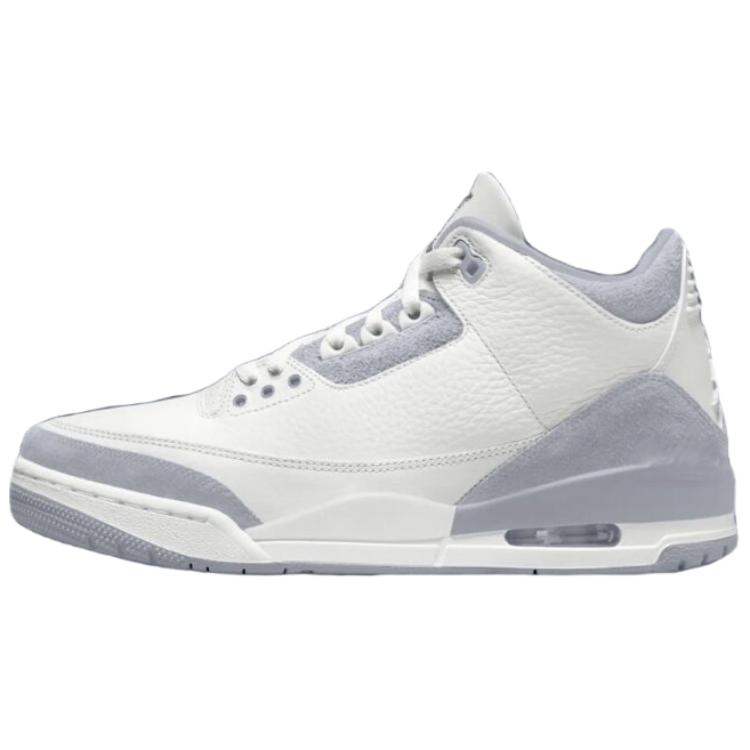 Air Jordan 3 Retro Sail Metallic Silver Женские кроссовки Кремовый Цементно-Серый CK9246-100 36 53804₽